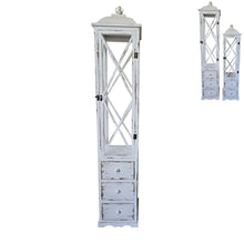 Load image into Gallery viewer, White Wood Lanterns - Double and Triple Drawer
