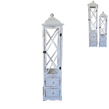 Load image into Gallery viewer, White Wood Lanterns - Double and Triple Drawer
