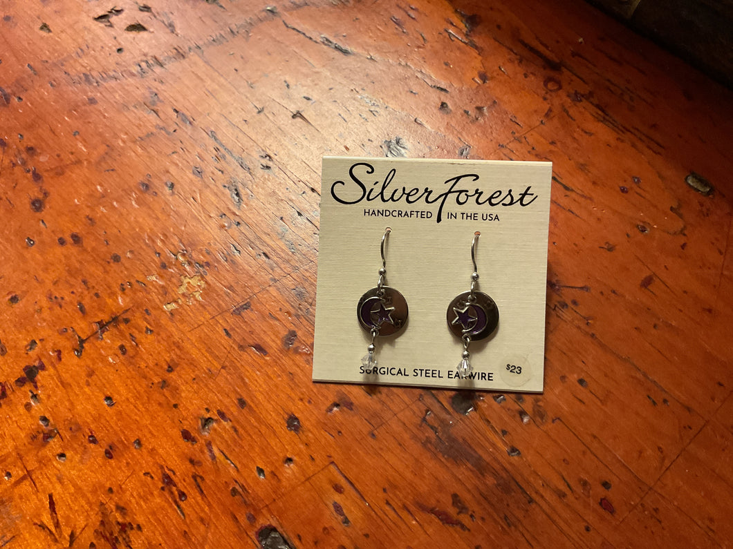 Silver Forest Earrings