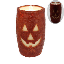 Load image into Gallery viewer, Jack O' Lantern LED Water Fountain Candle
