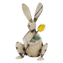 Load image into Gallery viewer, Recyled Metal Bunnies - Standing and Sitting
