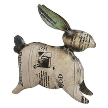 Load image into Gallery viewer, Recyled Metal Bunnies - Standing and Sitting
