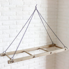 Load image into Gallery viewer, Hanging Wood Ladder Decoration
