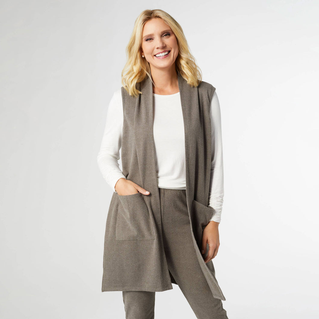 Weekend Brushed Pocket Vest