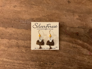 Silver Forest Earrings