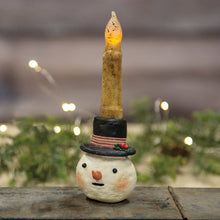 Load image into Gallery viewer, Resin Snowman Taper Holder
