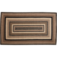 Load image into Gallery viewer, Sawyer Mill Charcoal Creme Jute Rug Rect w/ Pad
