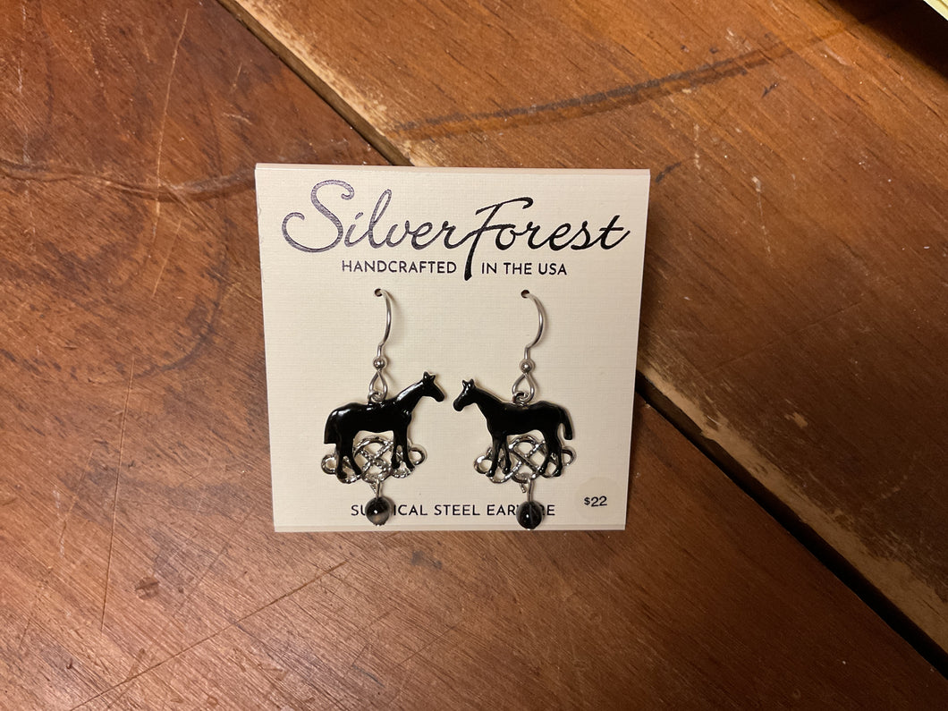 Silver Forest Earrings