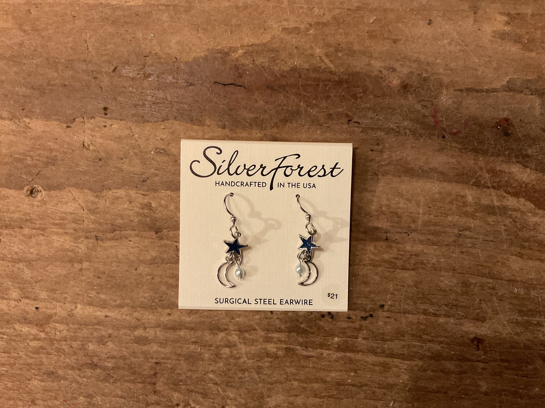 Silver Forest Earrings