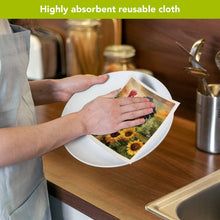 Load image into Gallery viewer, Fancy Rooster Swedish Dishcloth
