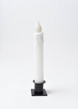 Load image into Gallery viewer, Diamond Dusted Christmas LED Timer Taper Candle
