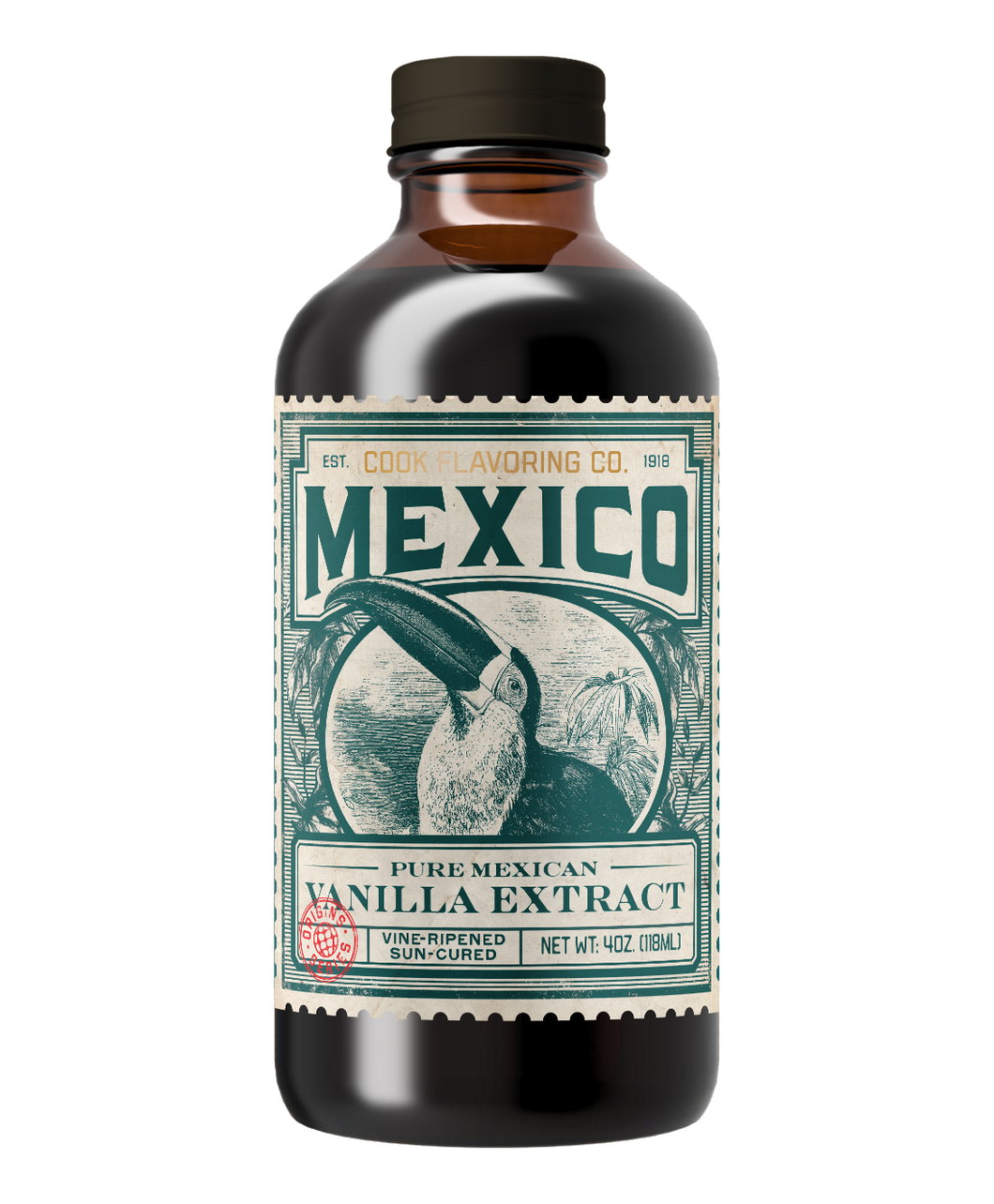 Cook’s Single Origin Pure Mexican Vanilla Extract