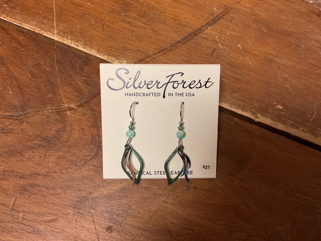 Silver Forest Earrings