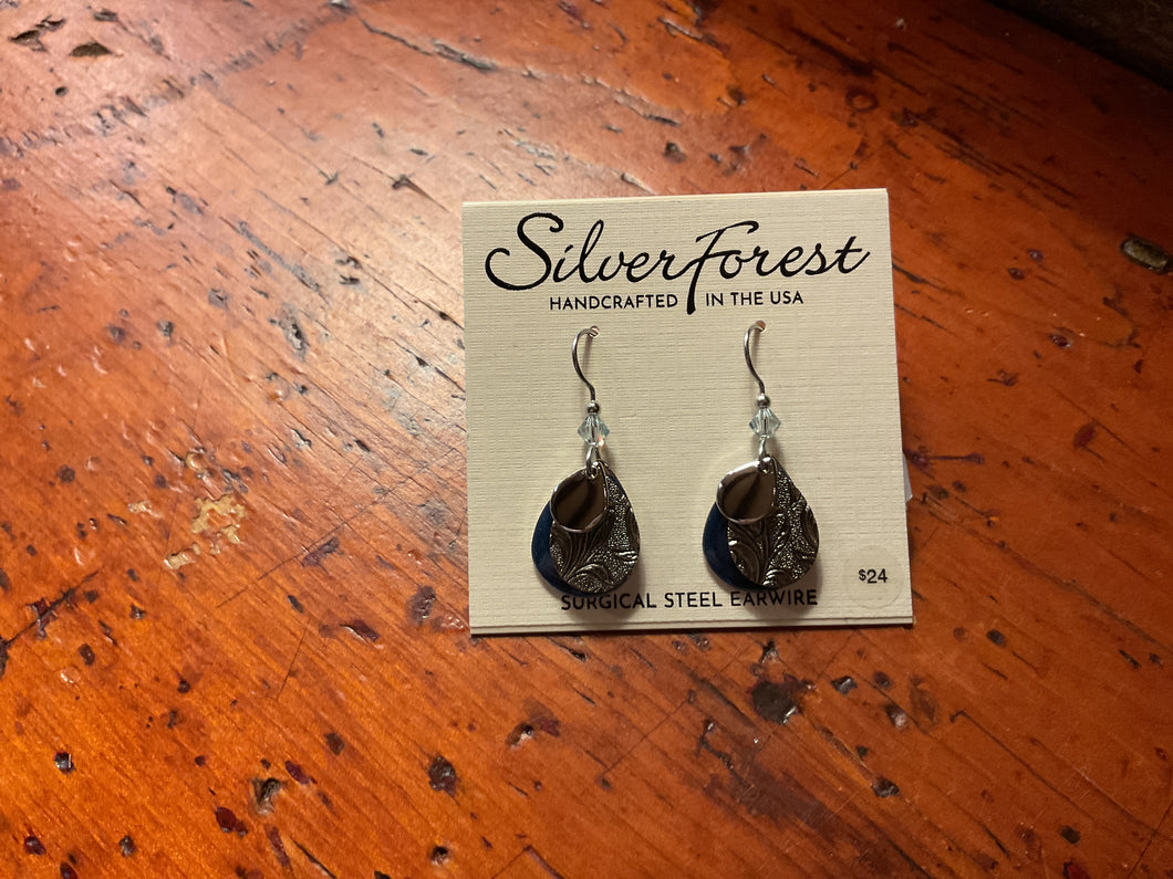 Silver Forest Earrings