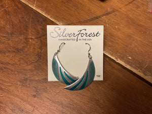 Silver Forest Earrings