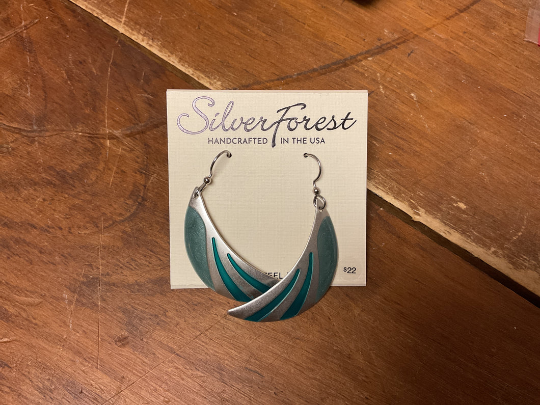Silver Forest Earrings