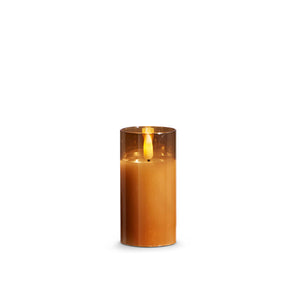 Golden Flameless Ivory Pillar