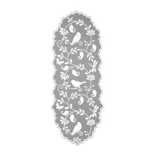 Load image into Gallery viewer, Bristol Garden 14x36 White Lace Table Runner
