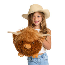Load image into Gallery viewer, Snuggle Puff Super Soft Large Highland Cow
