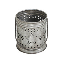 Load image into Gallery viewer, Punched Star Antique Metal Candle Holder
