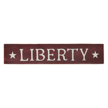 Load image into Gallery viewer, Burgundy Liberty Wooden Sign
