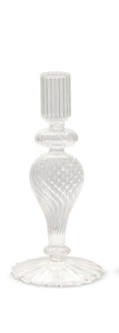 Clear Glass Candle Stick