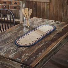 Load image into Gallery viewer, My Country Oval Runner Stencil Stars
