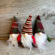 Load image into Gallery viewer, Christmas Plush Gnome Ornament
