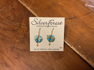 Silver Forest Earrings