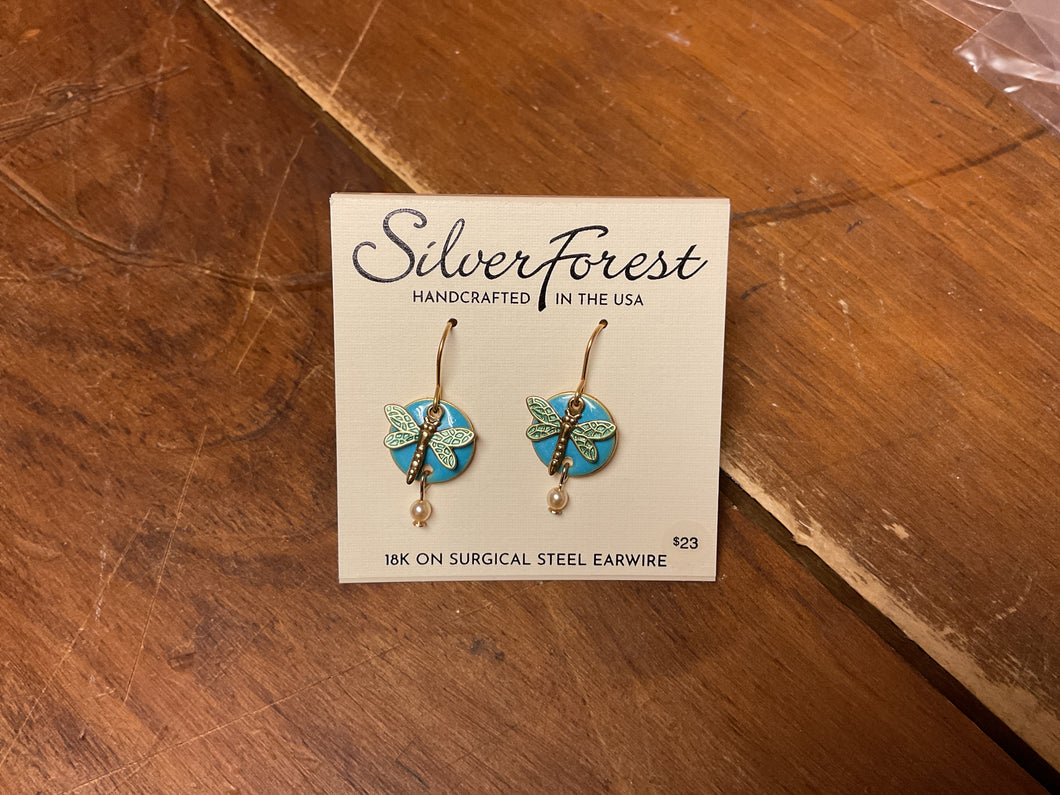 Silver Forest Earrings
