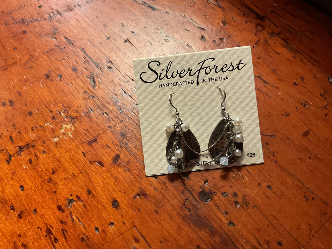 Silver Forest Earrings