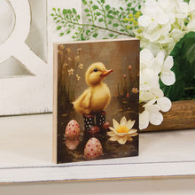 Load image into Gallery viewer, Duckling In Polka Dot Rainboots Blocks

