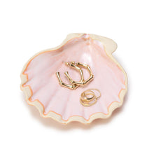 Load image into Gallery viewer, Reactive Glaze Shell Tidbit Dish
