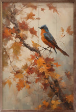Load image into Gallery viewer, Bluebird On Fall Branch

