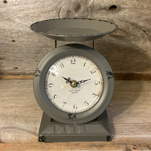 Load image into Gallery viewer, Vintage Dark Gray Old Town Scale Clock
