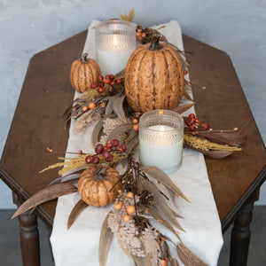 5’ Mixed Wheat & Berry Garland