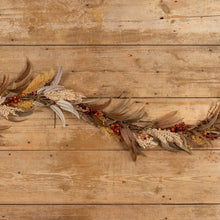 Load image into Gallery viewer, 5’ Mixed Wheat &amp; Berry Garland
