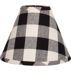 Buffalo Check Black-Buttermilk 16" Lamp Shade with Washer