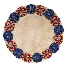 Load image into Gallery viewer, Americana Candle Mat 13"
