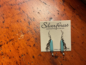 Silver Forest Earrings
