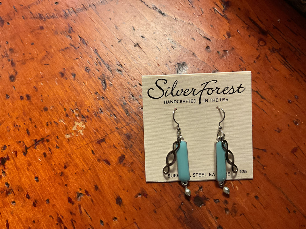 Silver Forest Earrings