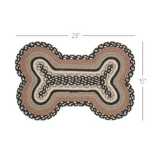 Load image into Gallery viewer, Sawyer Mill Charcoal Creme Indoor/Outdoor Medium Bone Rug
