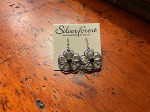 Silver Forest Earrings
