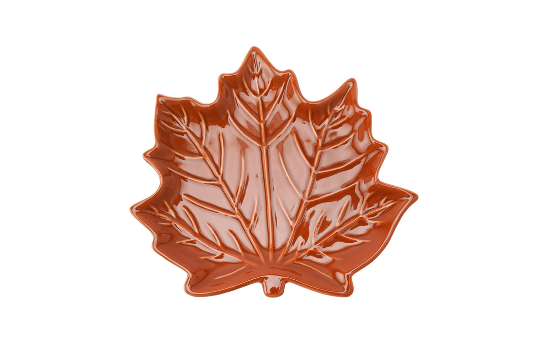 Ceramic Maple Leaf Dish