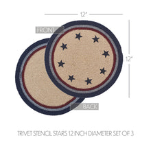 Load image into Gallery viewer, My Country Trivet Stencil Stars
