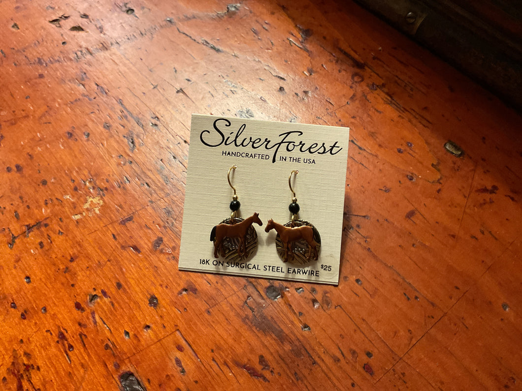 Silver Forest Earrings
