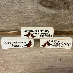 Always With You Cardinal Blocks