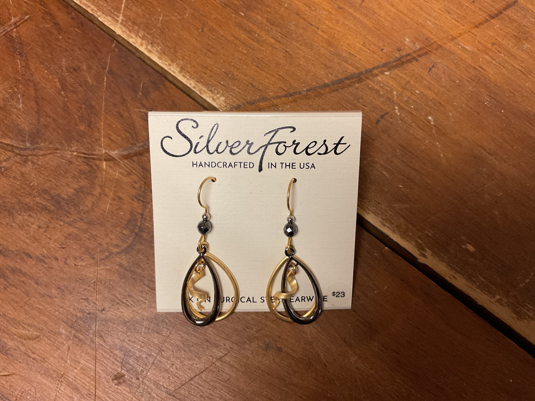 Silver Forest Earrings