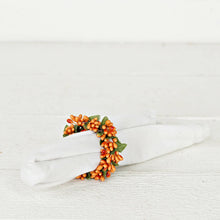 Load image into Gallery viewer, Mustard Orange Pip Berry Taper Ring/Napkin Ring
