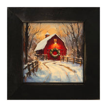 Load image into Gallery viewer, Red Barn at Christmas
